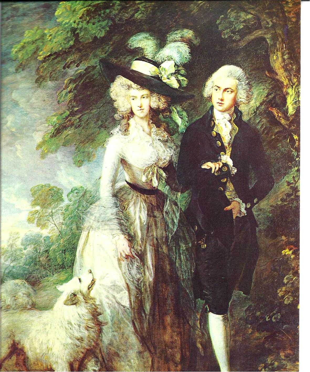 4 Thomas Gainsborough. "La passeggiata del mattino". Olio su tela, 1785. Londra, National Gallery