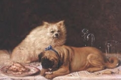 Horatio Henry Couldery -dinner-for-two-dog-art